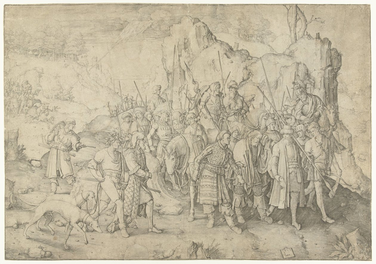 The conversion of Paul by Lucas van Leyden