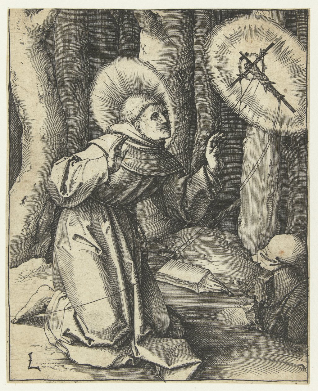 The Stigmatization of Saint Francis by Lucas van Leyden