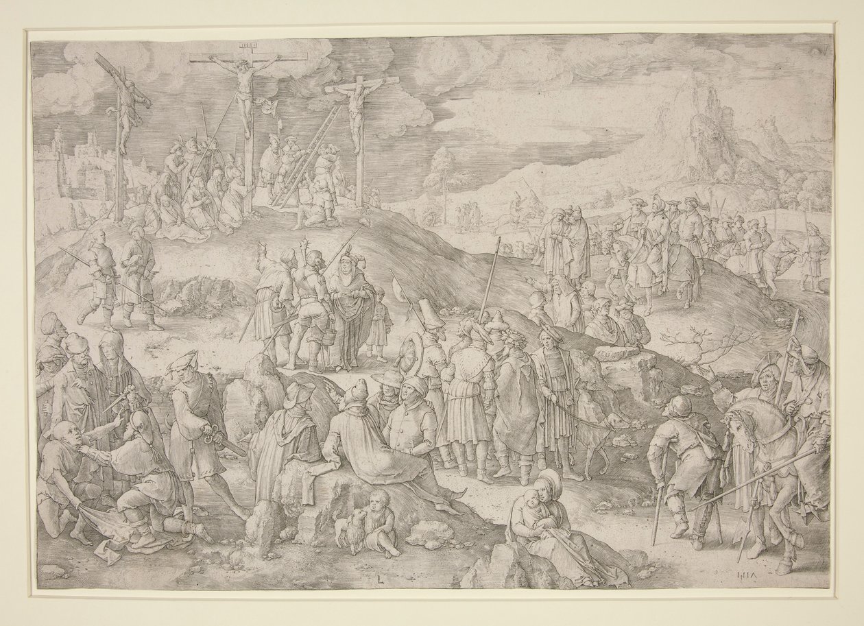 Golgotha (The Great Calvary) by Lucas van Leyden
