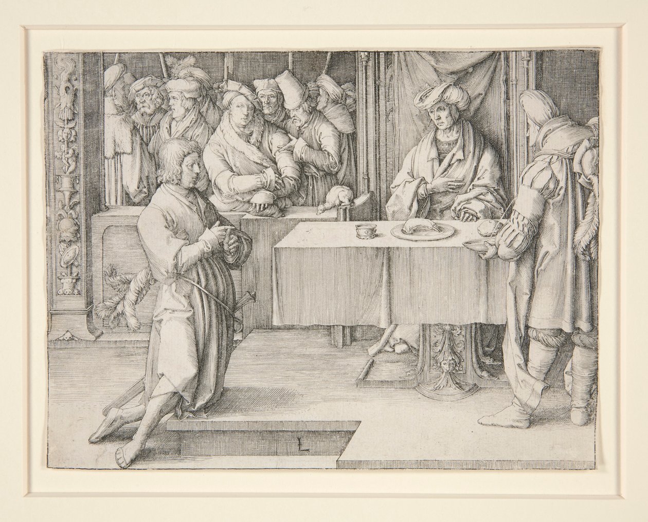 Joseph Interpreting Pharaoh by Lucas van Leyden