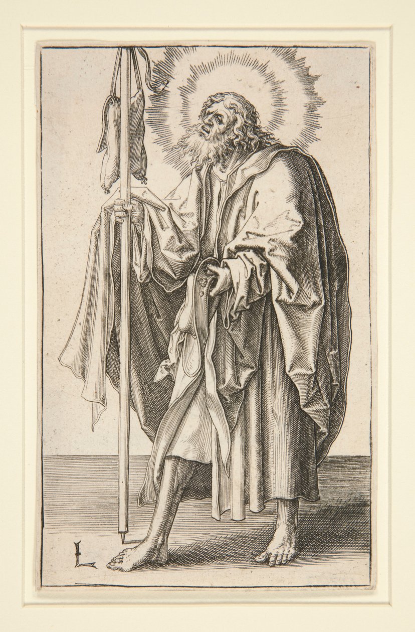 Saint James the Greater from the Series Christ and the Apostles by Lucas van Leyden