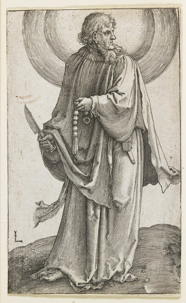 St. Bartholomew, 1510 by Lucas van Leyden