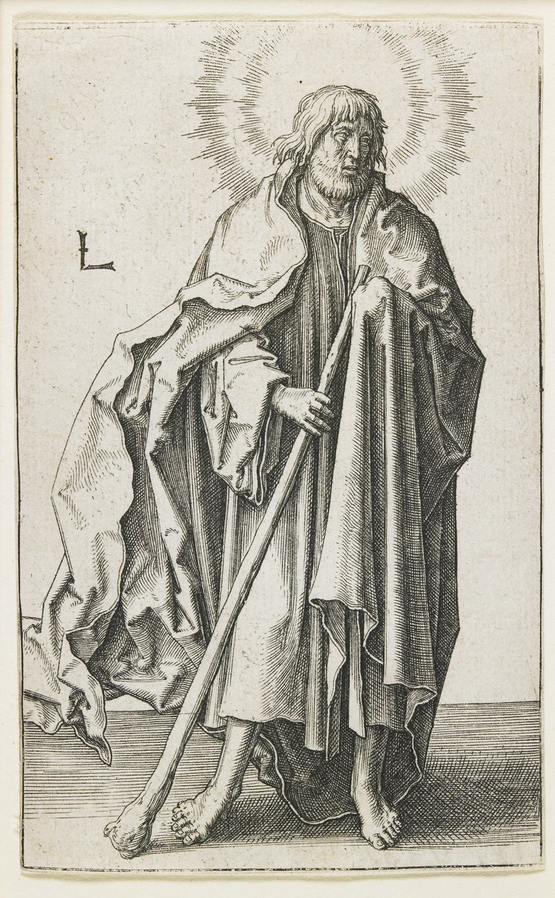 St. Thaddeus, 1510 by Lucas van Leyden
