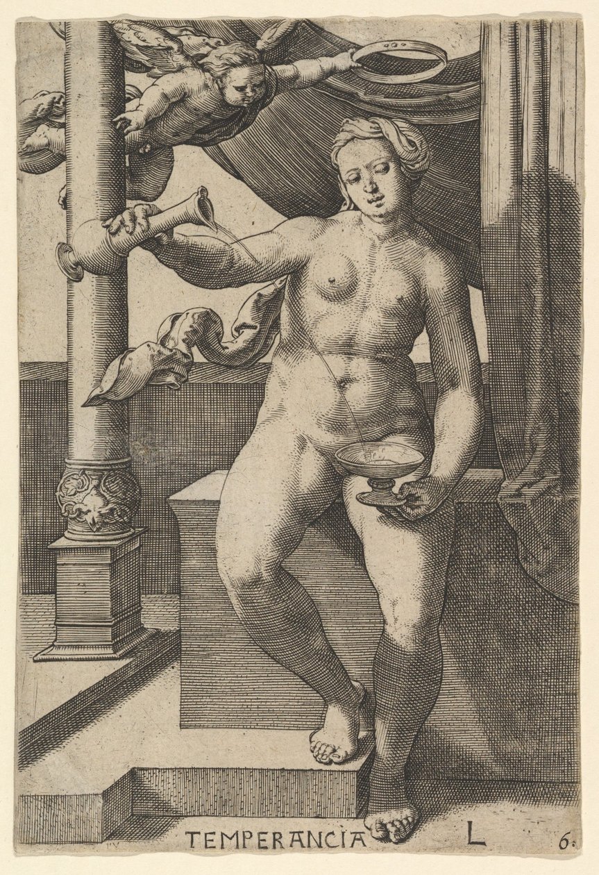 Temperance by Lucas van Leyden