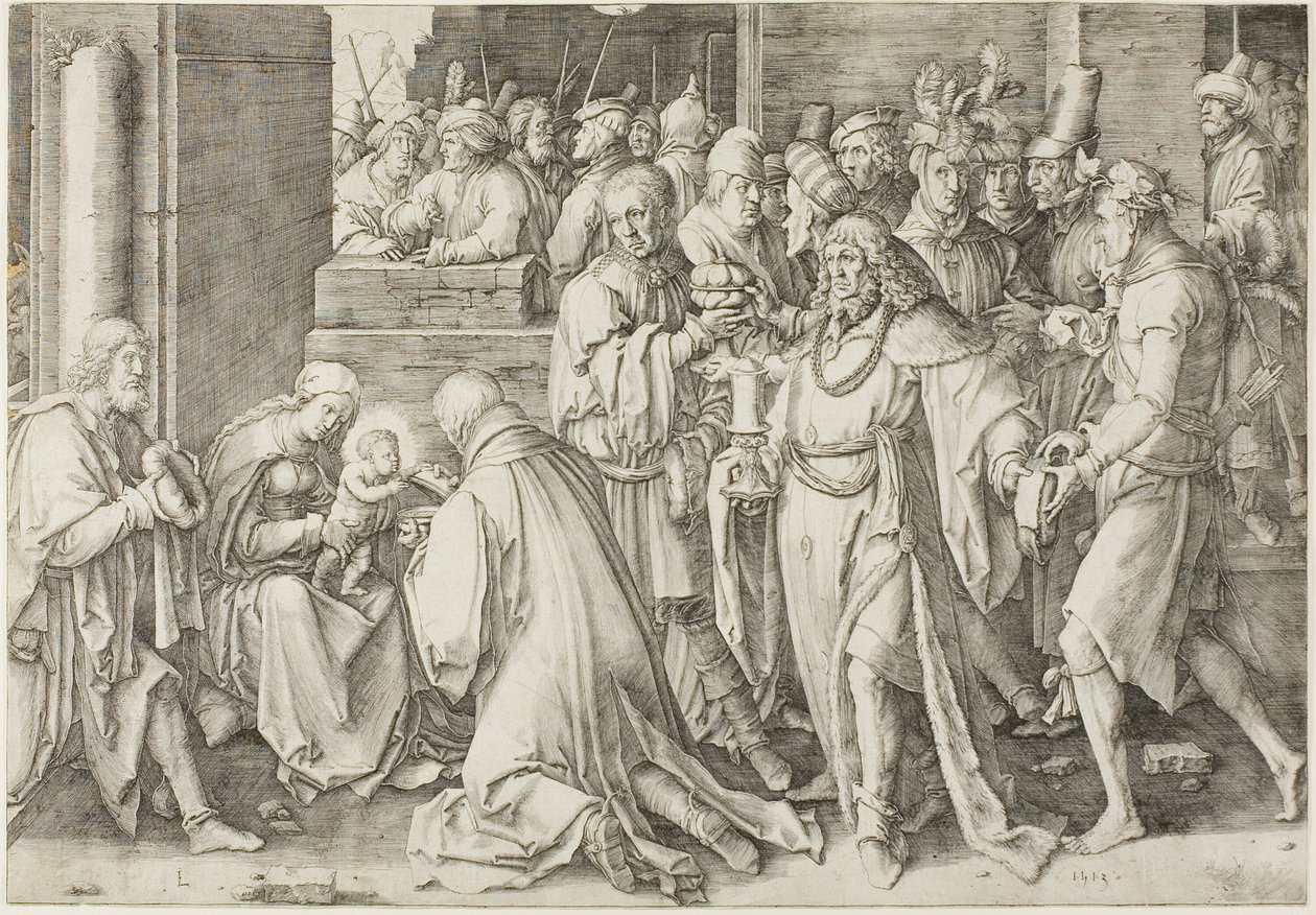 The Adoration of the Magi by Lucas van Leyden