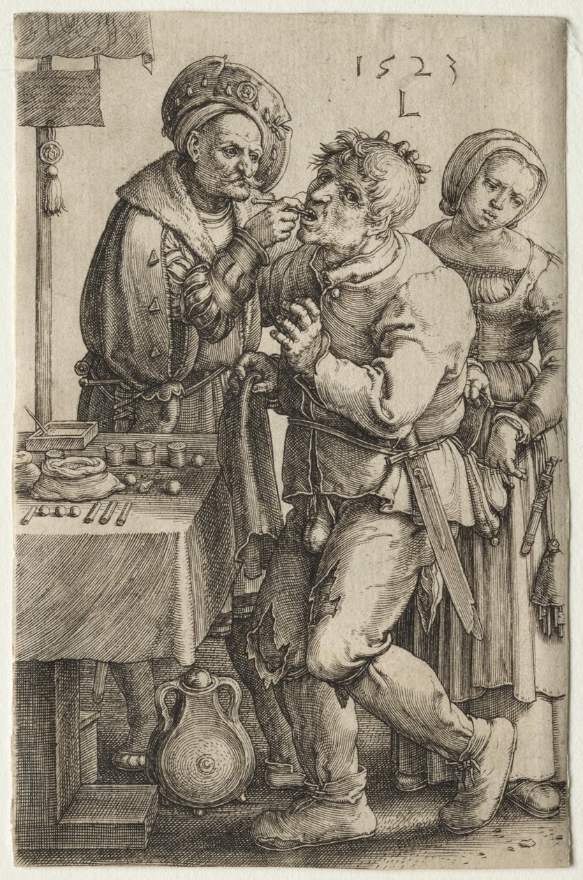 The Dentist by Lucas van Leyden