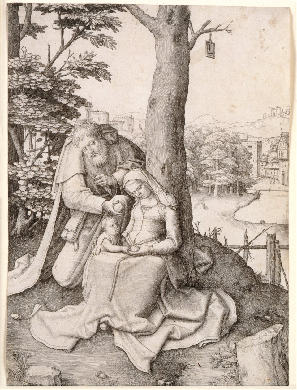 The Holy Family by Lucas van Leyden
