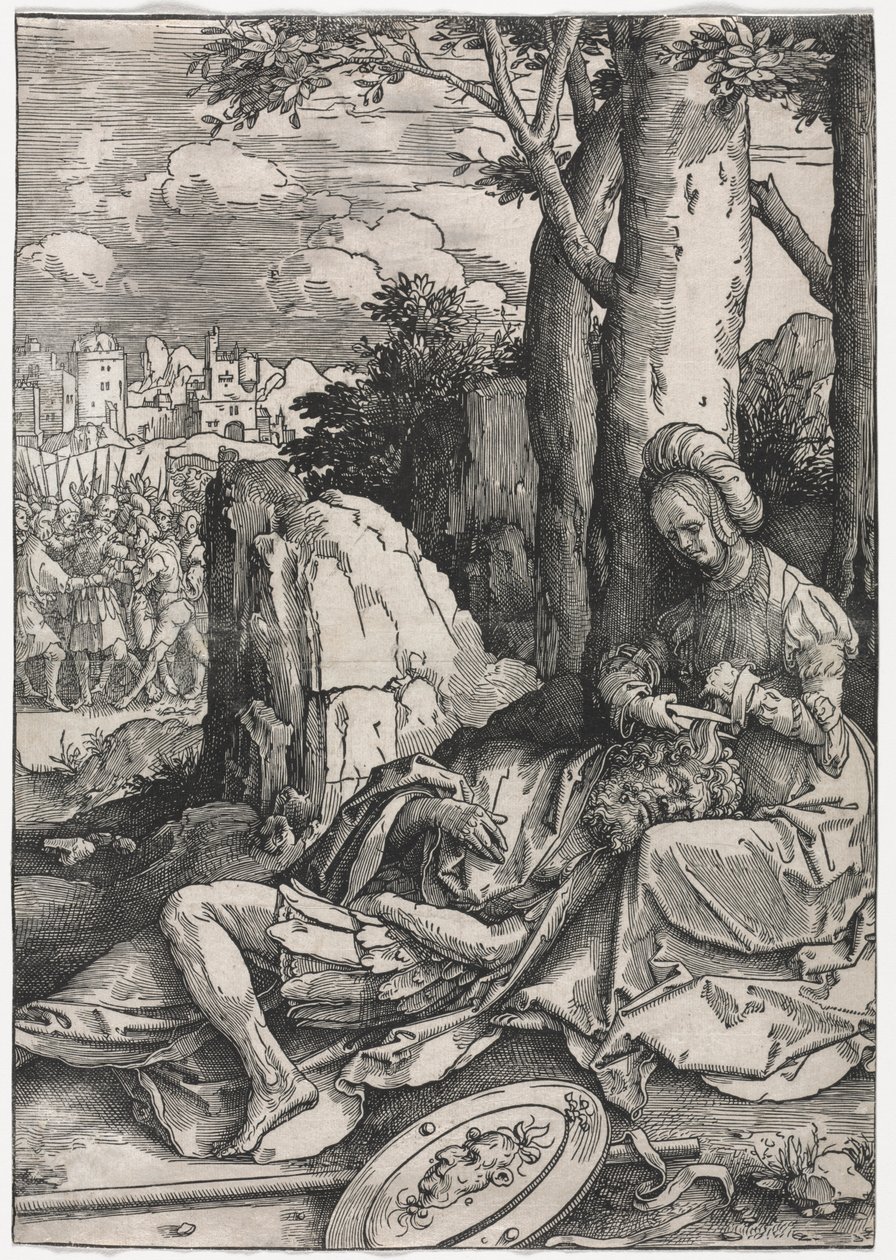The Power of Women: Samson and Delilah, c1512 by Lucas van Leyden