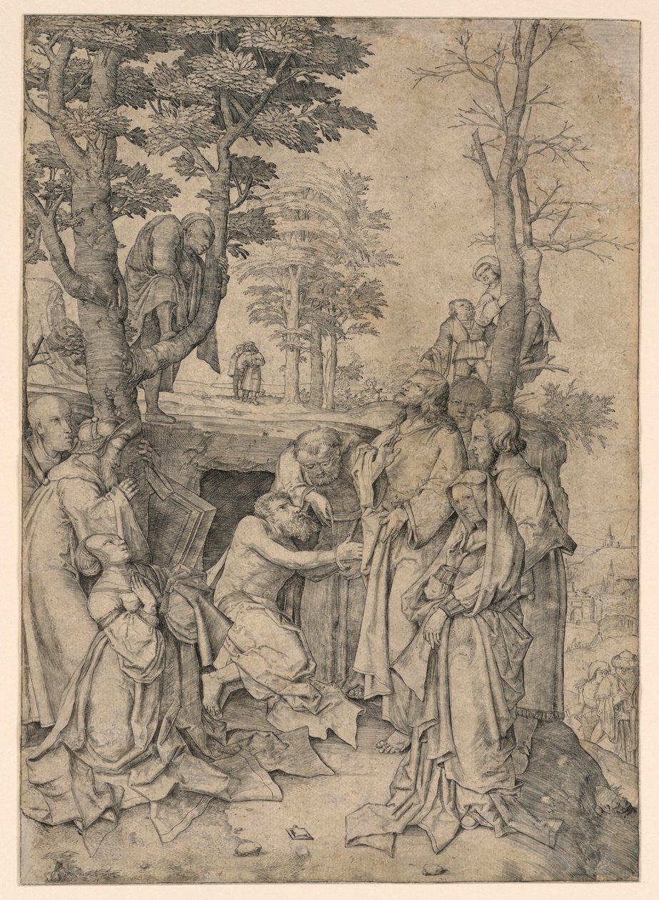 The Resurrection of Lazarus by Lucas van Leyden