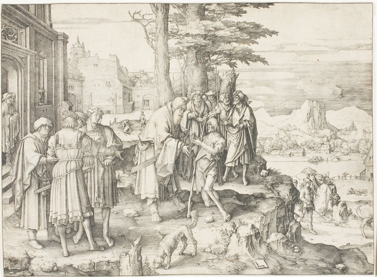 The Return of the Prodigal Son by Lucas van Leyden