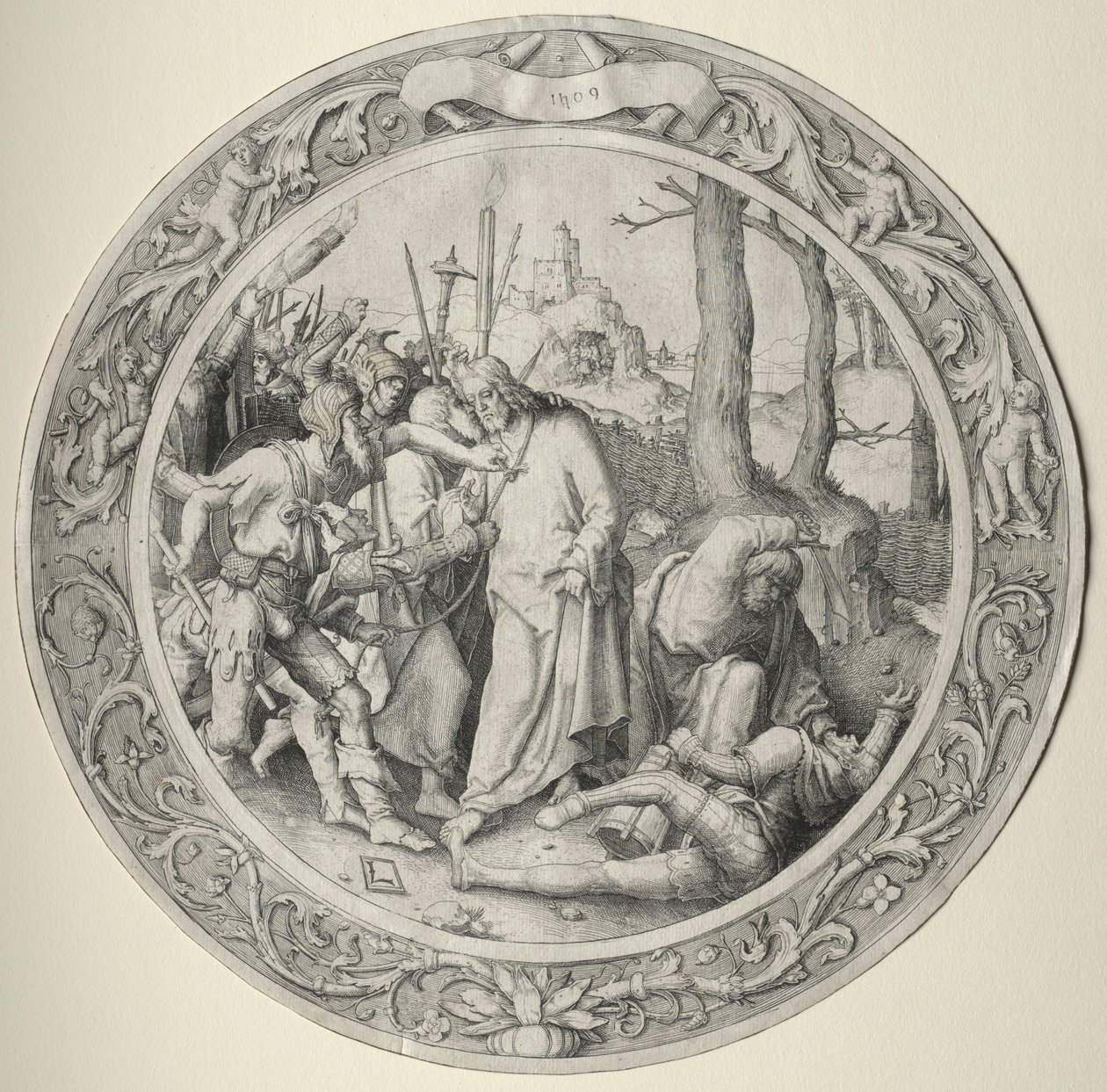 The Round Passion: The Betrayal of Christ, 1509 by Lucas van Leyden