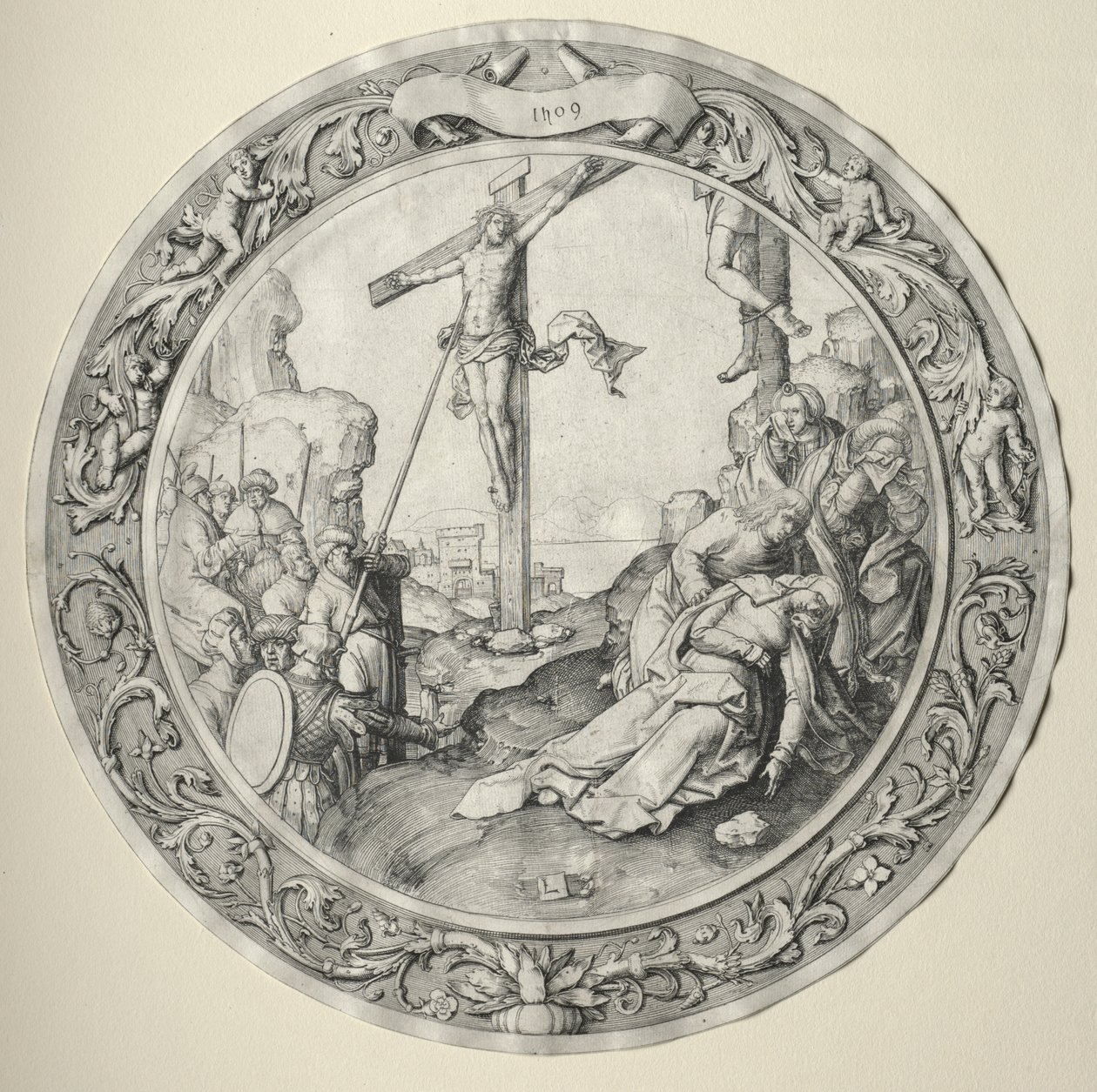 The Round Passion: The Crucifixion by Lucas van Leyden