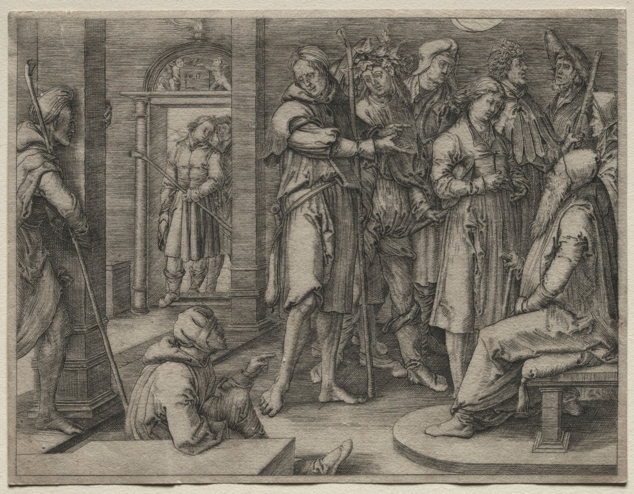 The Story of Joseph: Joseph Interprets his Dream to Jacob by Lucas van Leyden