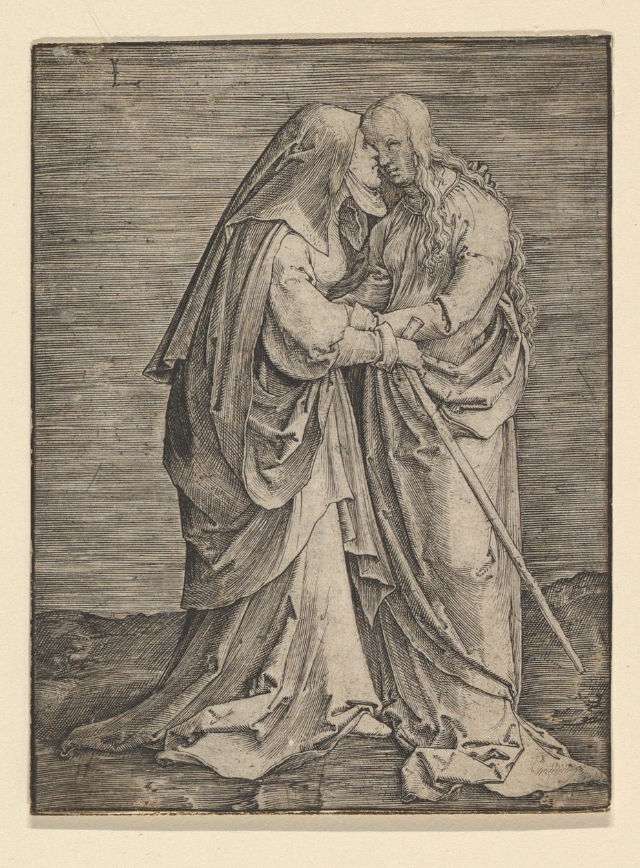 The Visitation, ca. 1516 by Lucas van Leyden