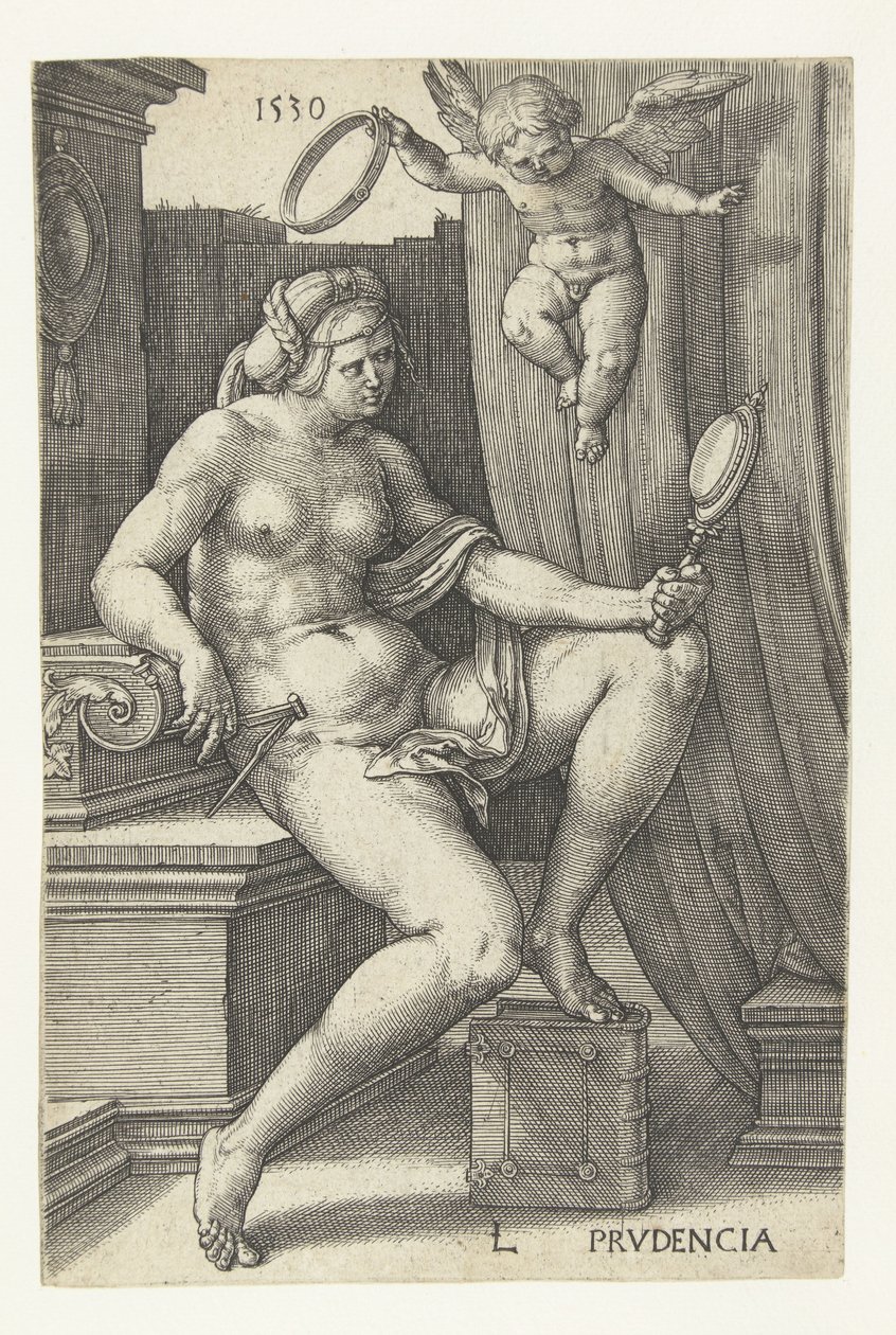 Prudence by Lucas van Leyden
