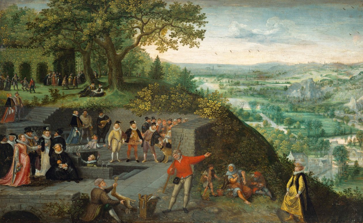 Emperor Rudolf II during a Drinking Cure by Lucas van Valckenborch