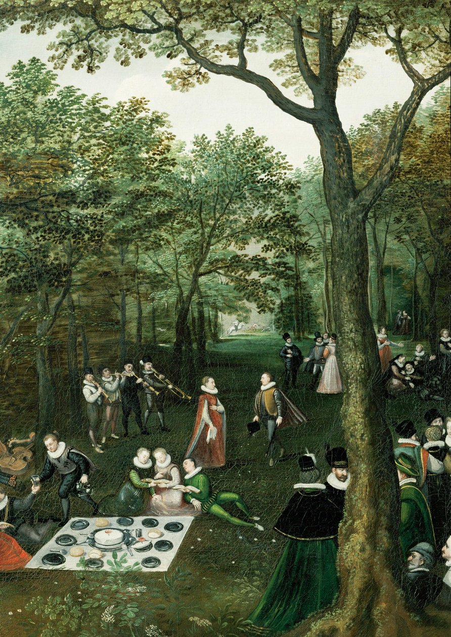 Spring. The Picnic by Lucas van Valckenborch