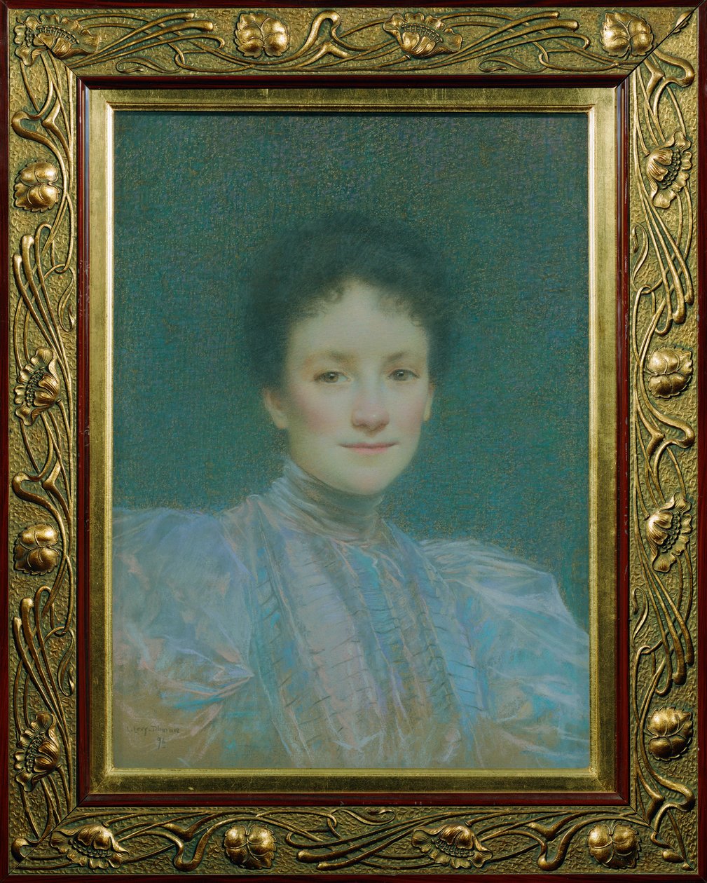 Female portrait by Lucien Levy-Dhurmer