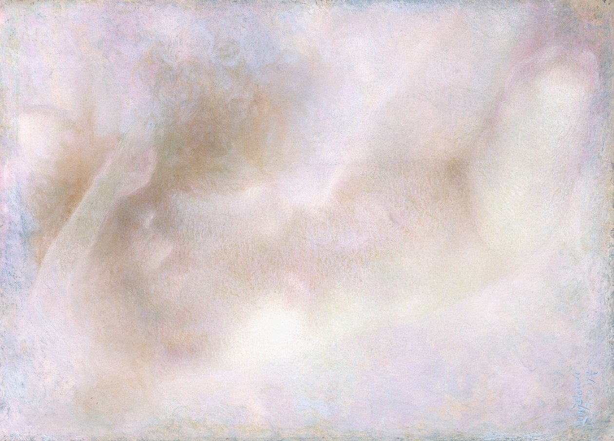 Female Nude by Lucien Levy Dhurmer