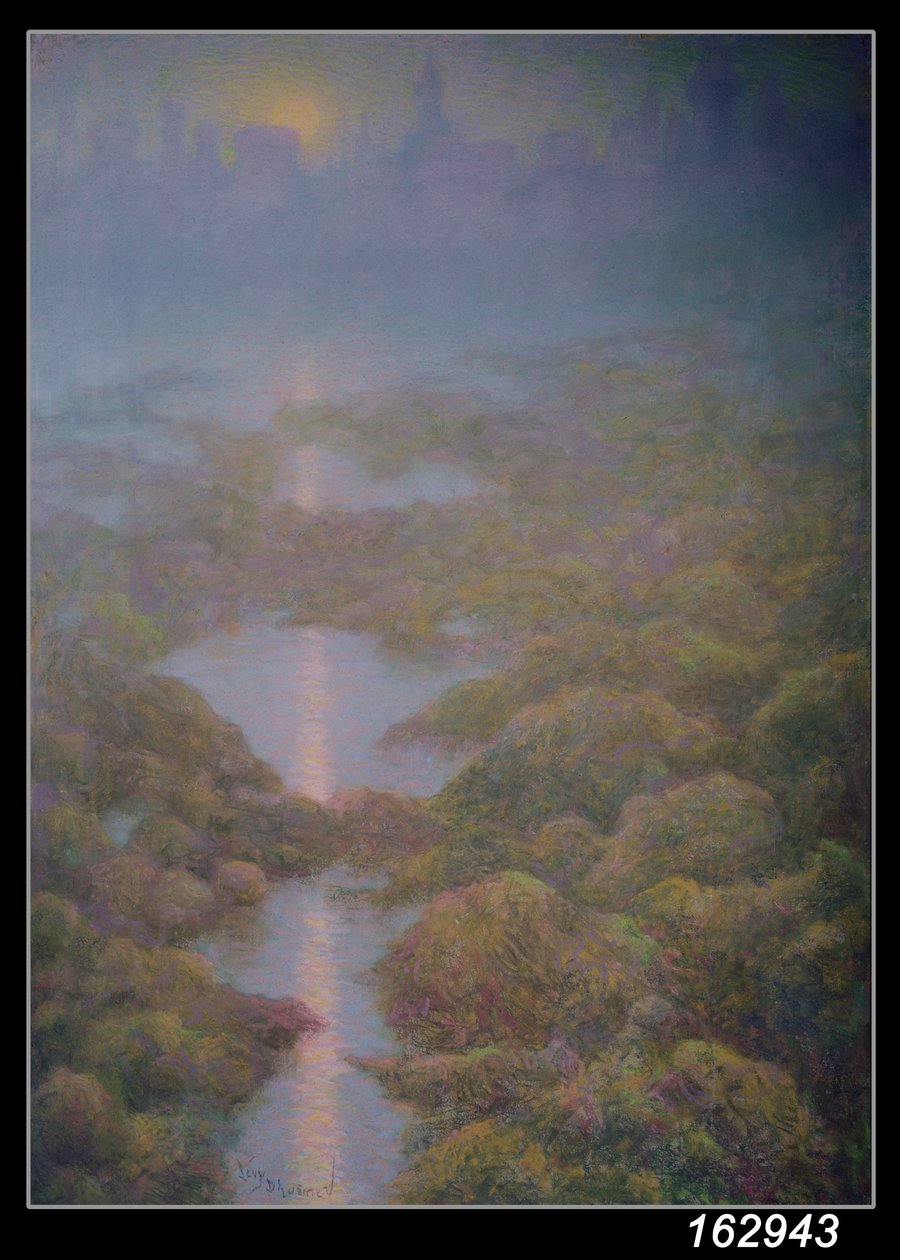 My Mother, Evening with a View of Ys by Lucien Levy Dhurmer