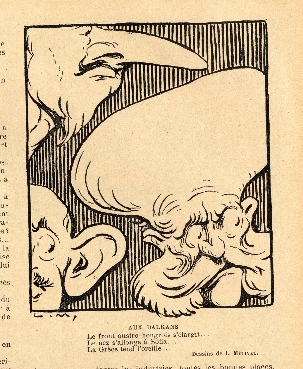 Le Rire rouge, Satirical in Black & White by Lucien Metivet