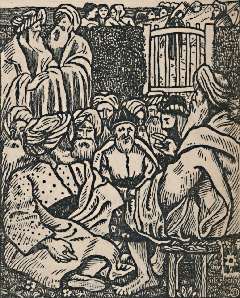 The Meeting of the Elders by Lucien Pissarro