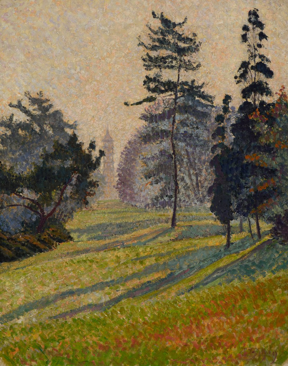 The Pagoda, Kew by Lucien Pissarro