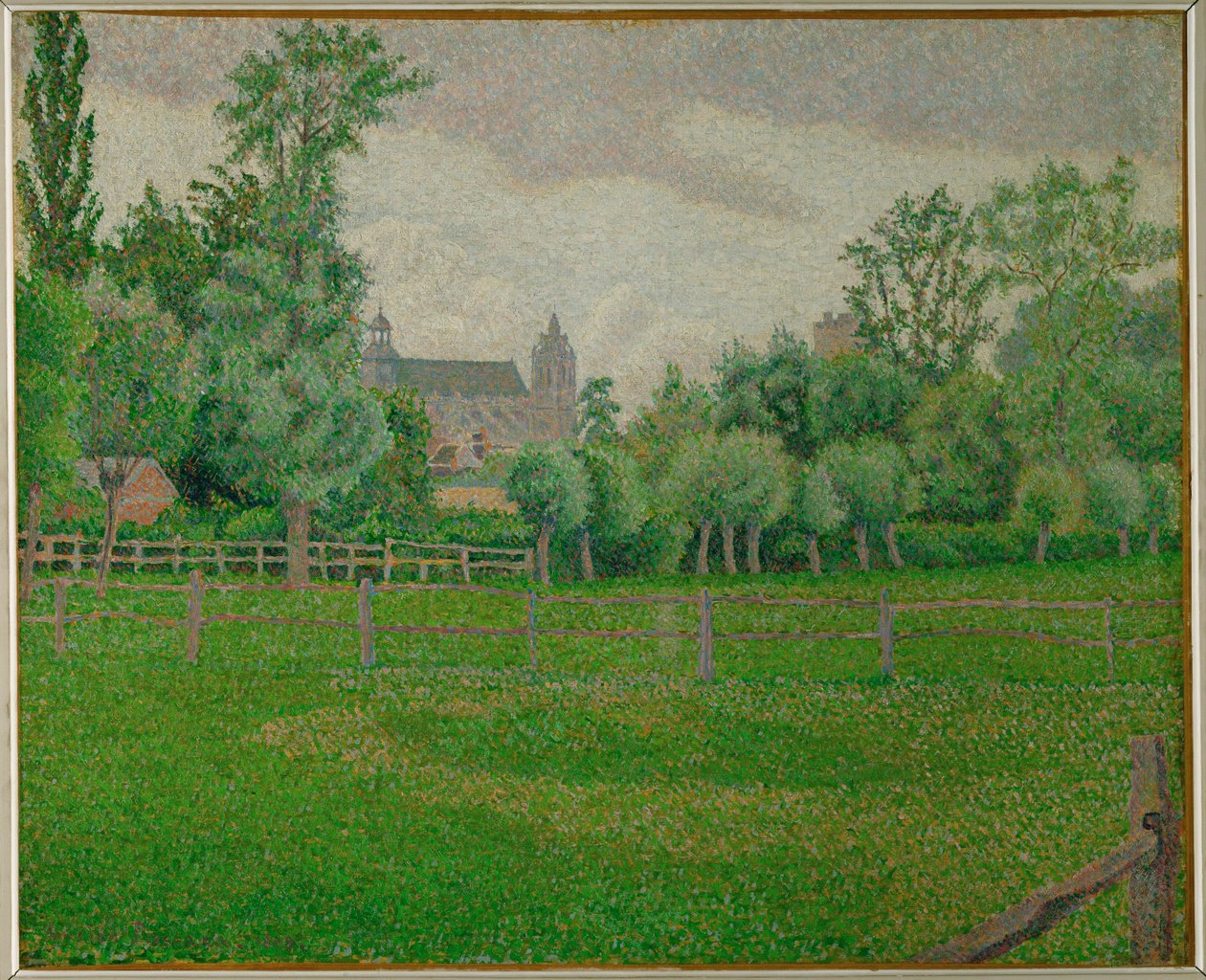 The church of Gisors by Lucien Pissarro