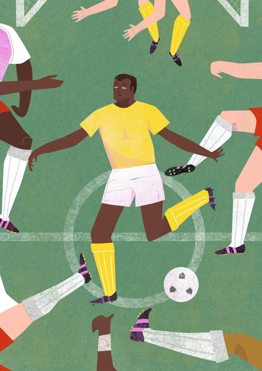 Footballers by Lucy Banaji