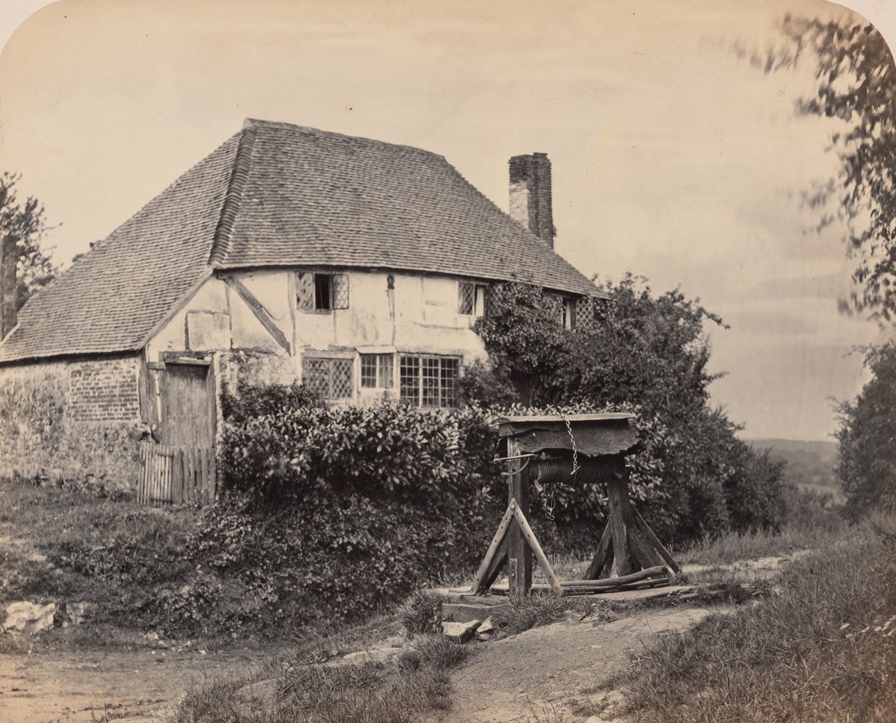English Country Cottage, c. 1860 by Lucy Fleming