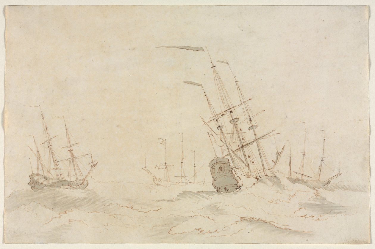Ships by Ludolf Backhuysen