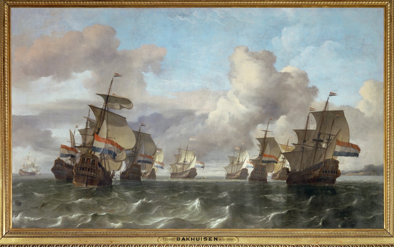 Dutch Squadron of the East India Company by Ludolf I Backhuyzen