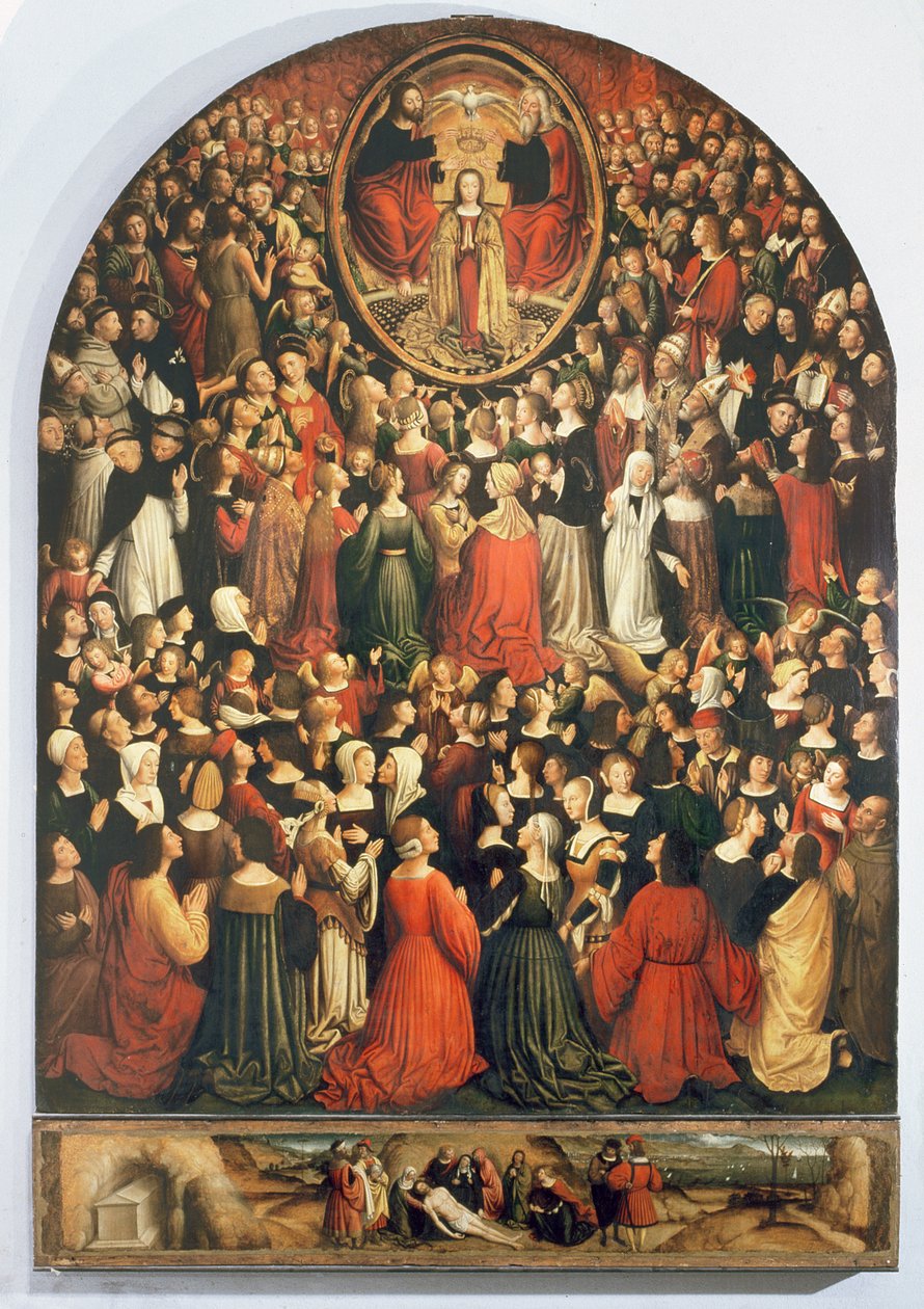 Coronation of the Virgin, 1513 by Ludovico Brea