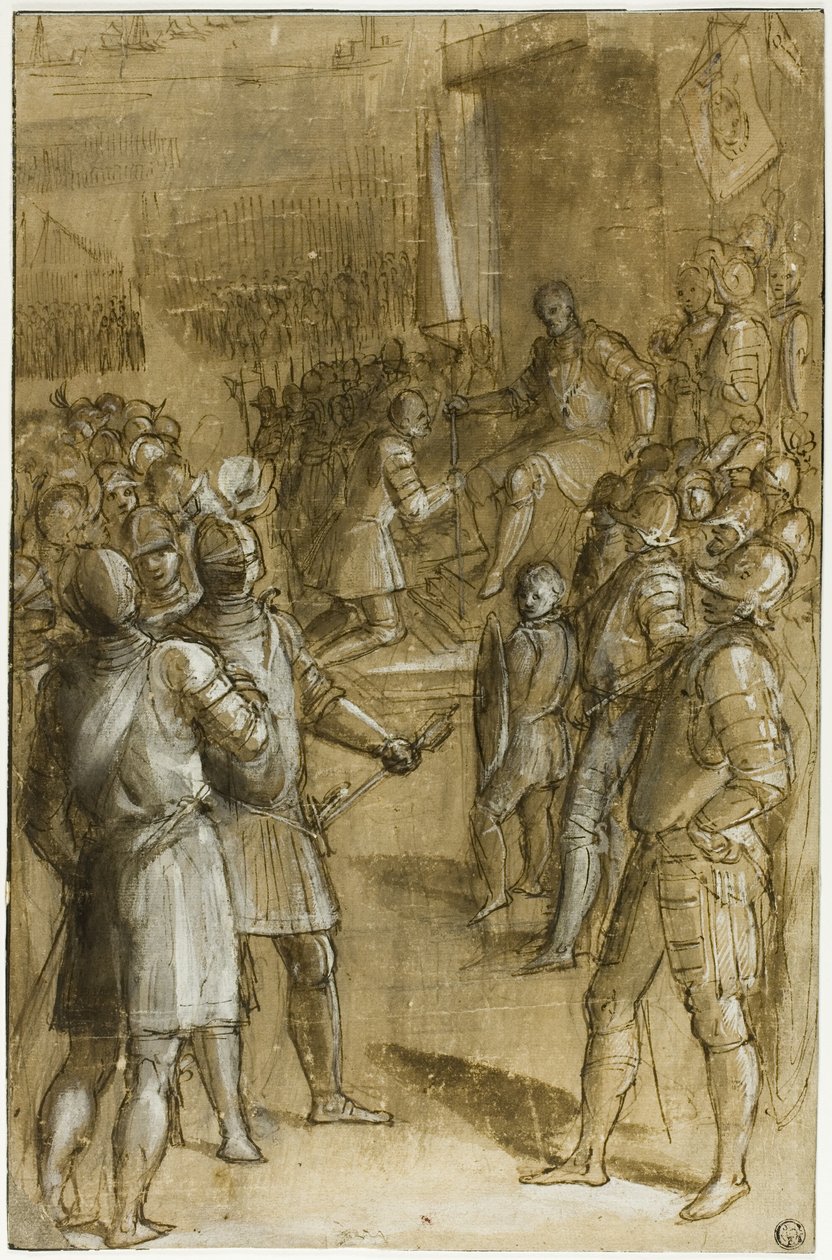 Study for Cosimo I Reorganizing the Tuscan Troops by Ludovico Buti