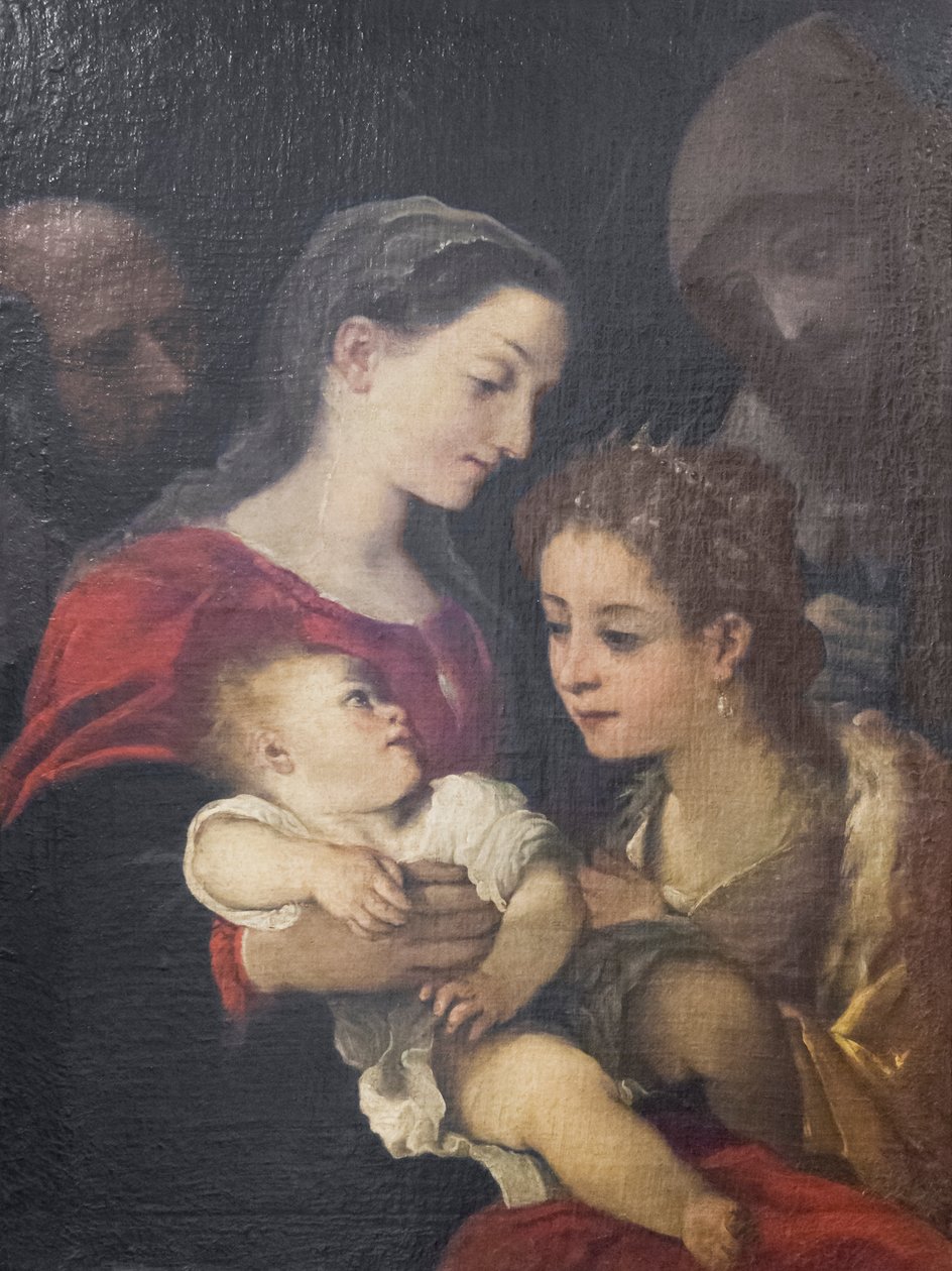 The Holy Family with Saints Francis and Catherine of Alexandria, c.1589-92 by Ludovico Carracci