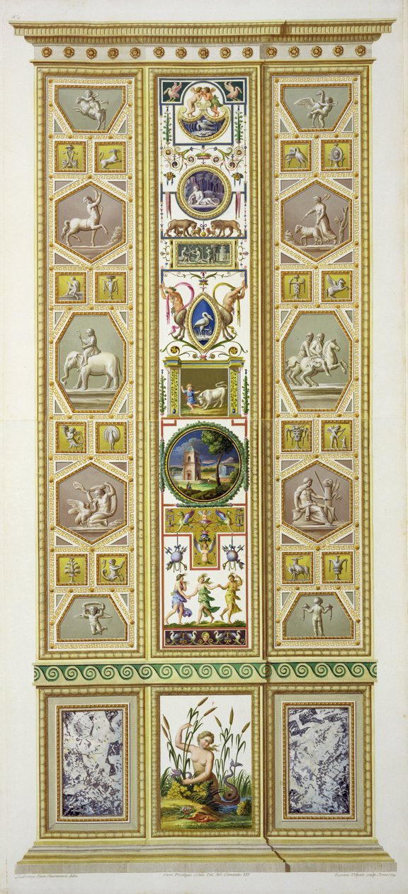 Panel from the Raphael Loggia at the Vatican, from 
