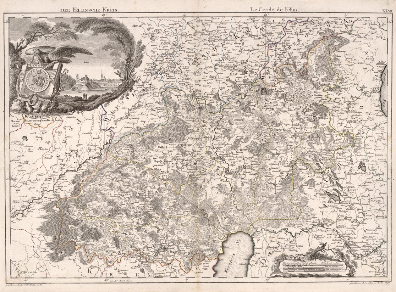 The Fellin Circle by Ludvig August; Hartknoch Mellin