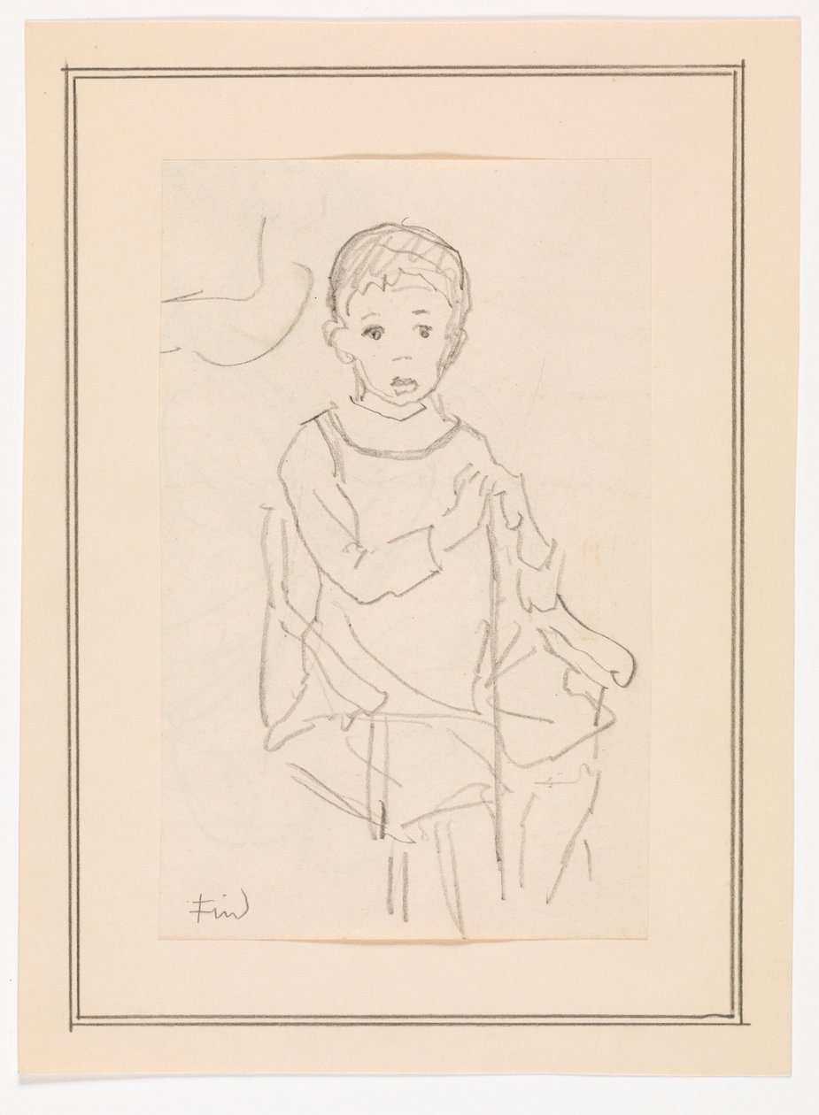 Seated Boy by Ludvig Find
