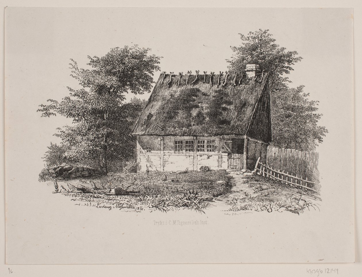 A Country House by Ludvig Messmann