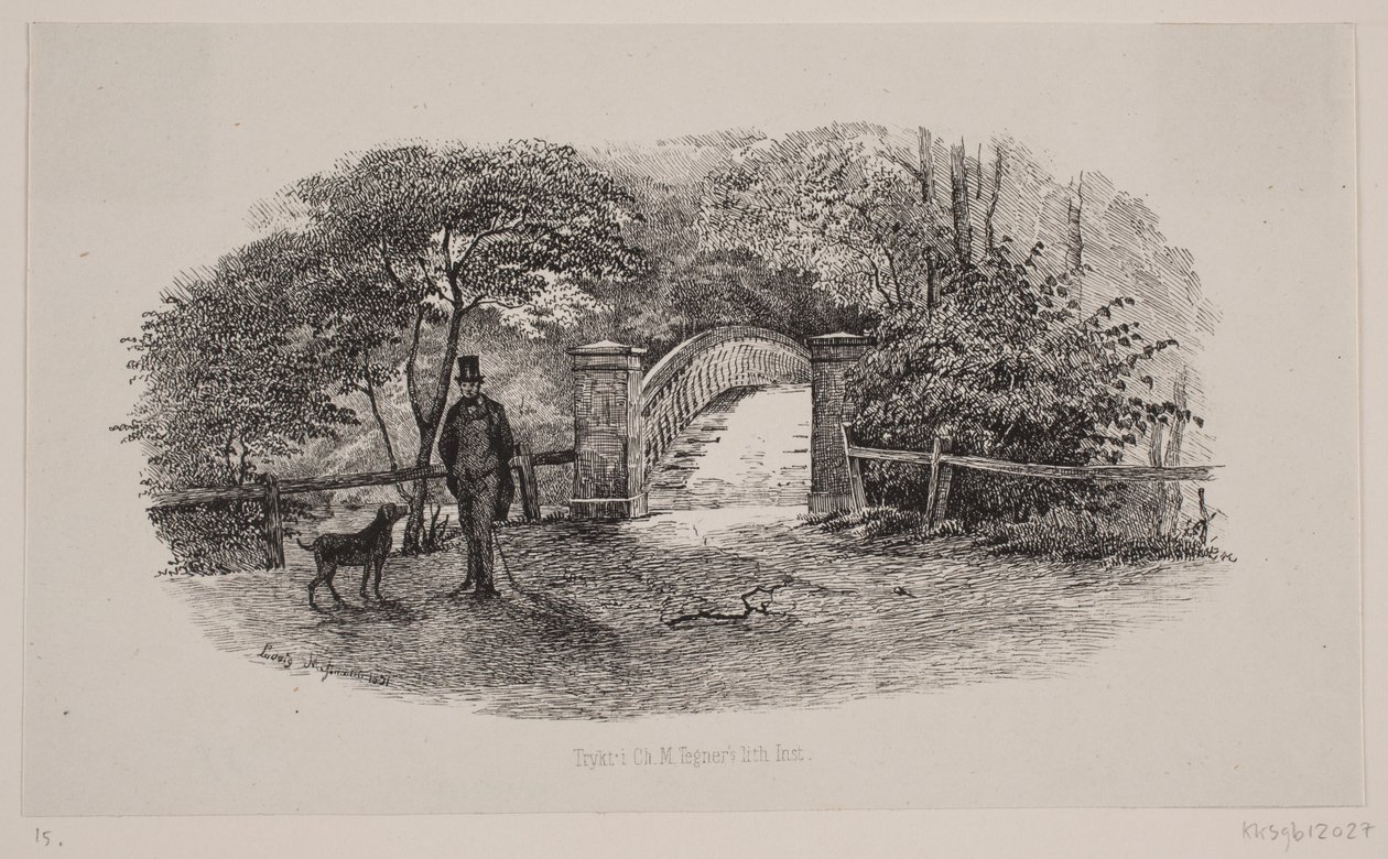 Part of Frederiksberg Garden by Ludvig Messmann