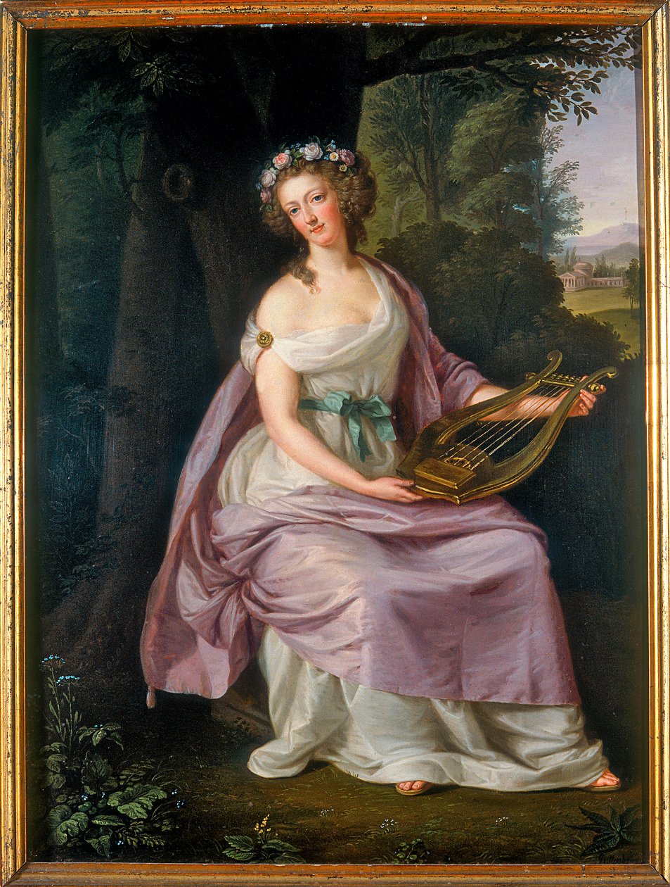 Portrait of Queen Marie Antoinette of France by Ludwig Guttenbrunn