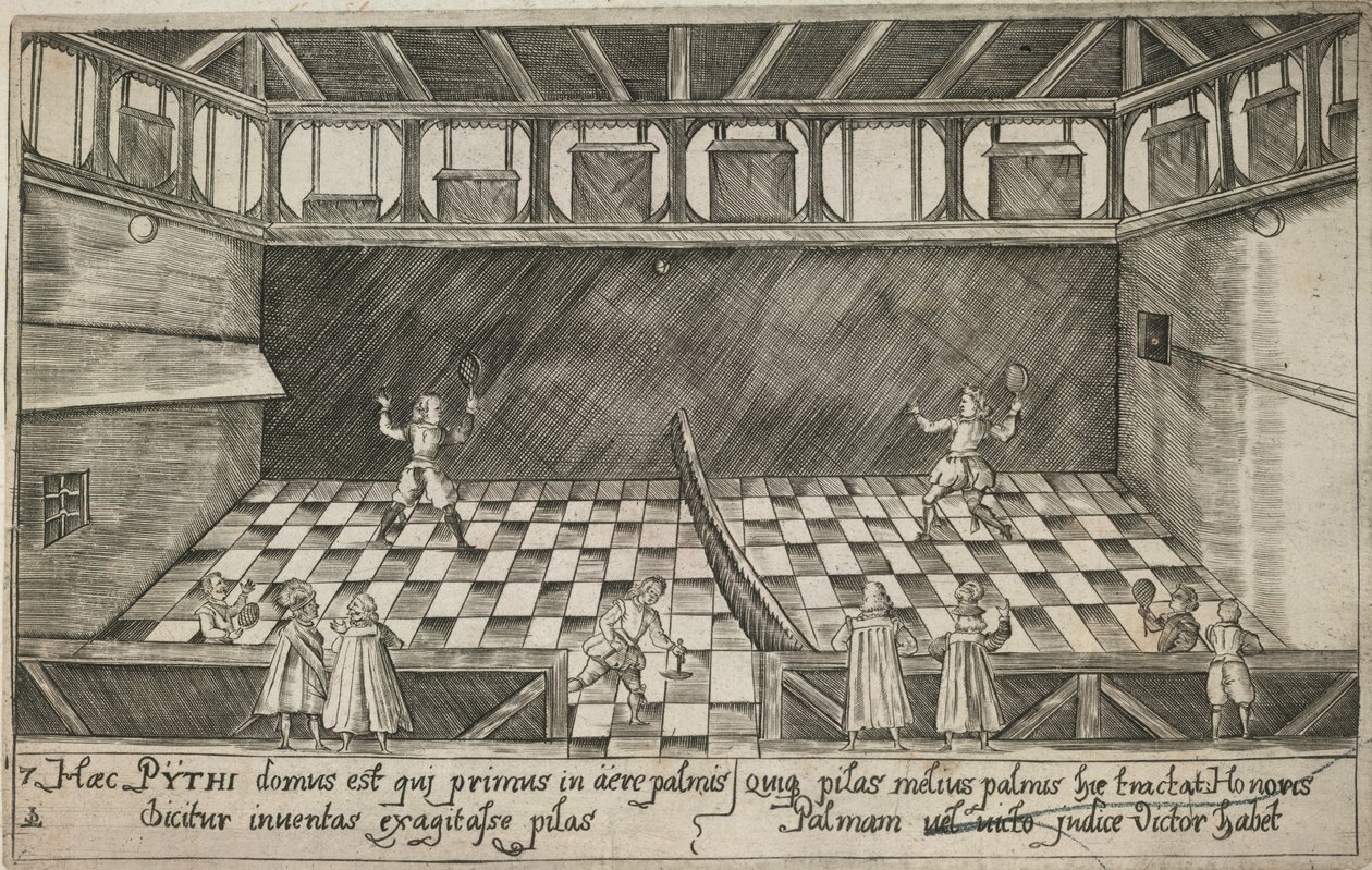 A Game of Real Tennis, c.1600 by Ludwig Ditzinger