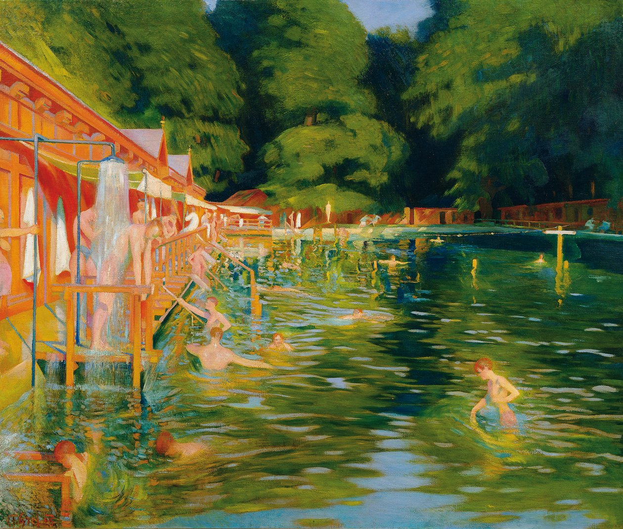 Swimming Pool by Ludwig Ferdinand Graf