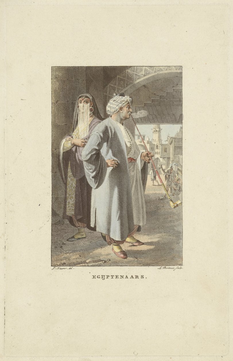 Inhabitants of Egypt by Ludwig Gottlieb Portman