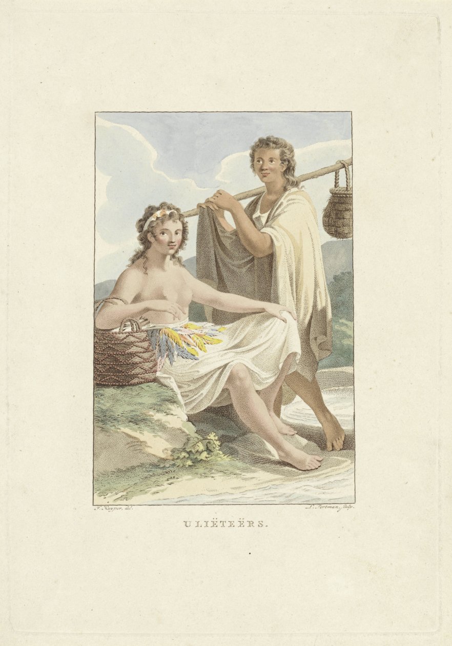 Inhabitants of the Island Ulietea (Raiatea) by Ludwig Gottlieb Portman