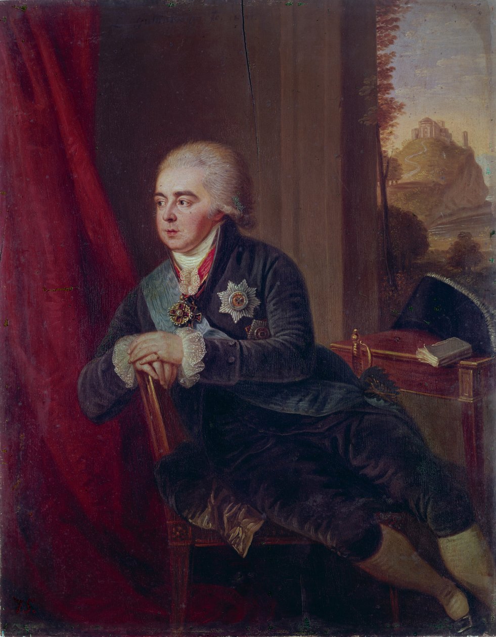 Portrait of the Vice-Chancellor Prince Alexander Kurakin, 1801 by Ludwig Guttenbrunn
