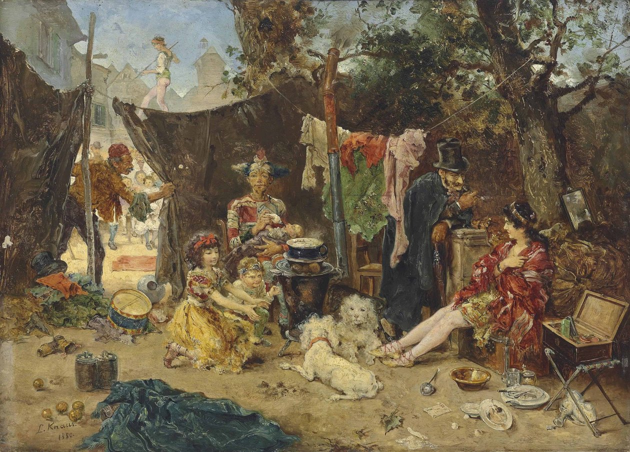 Behind the Scenes by Ludwig Knaus