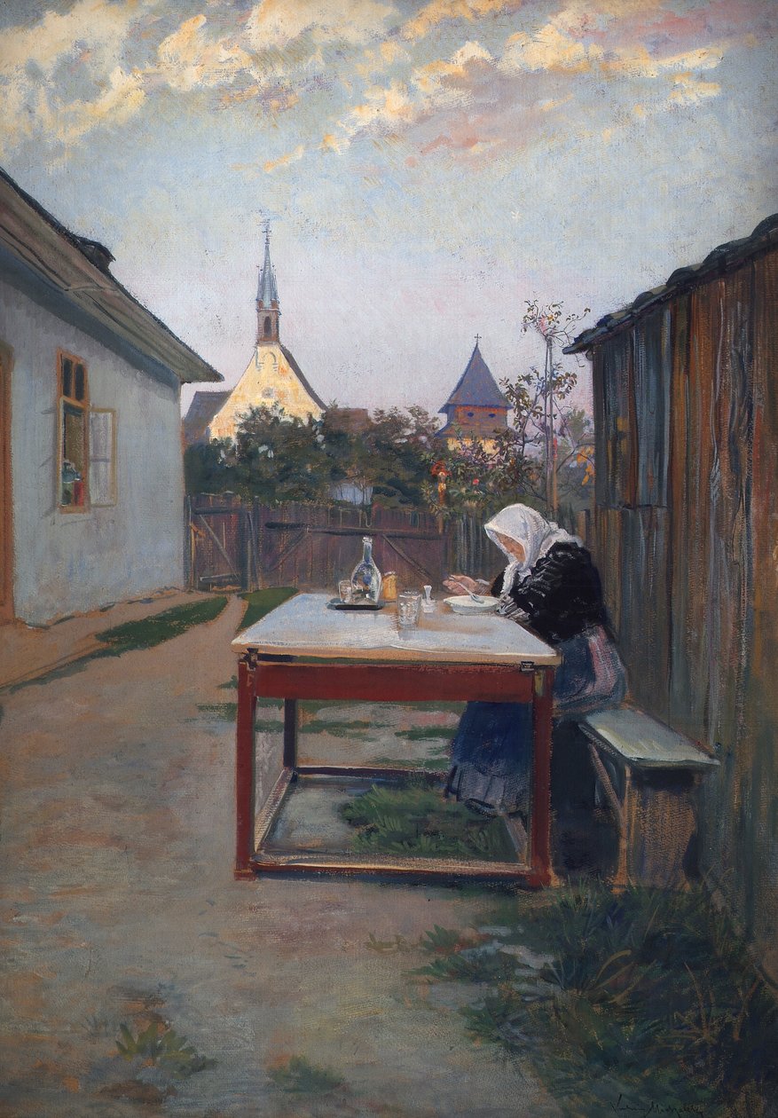 My Mother (Evening Meal) by Ludwig Michalek