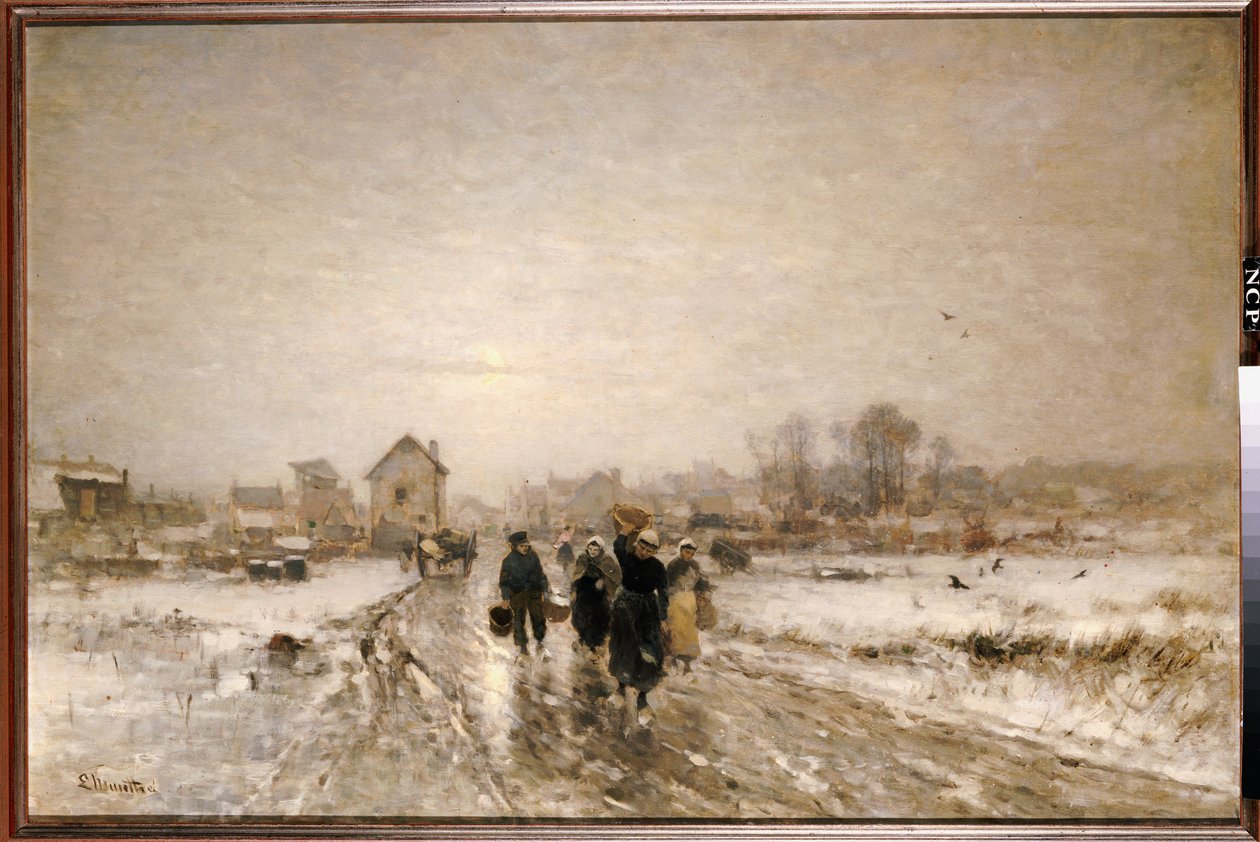 Returning from Market by Ludwig Munthe