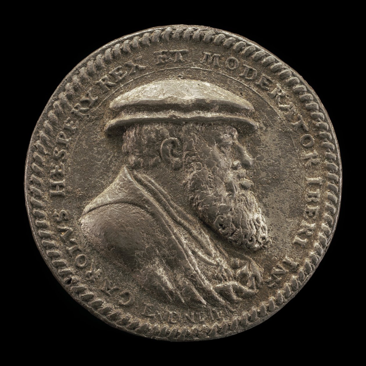 Charles V, 1500-1558, King of Spain 1516-1556, Holy Roman Emperor 1519 [obverse], 1542 by Ludwig Neufahrer